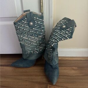Rhinestone Cowgirl Boot Heels